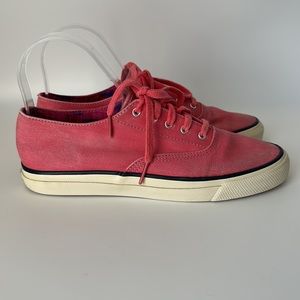 Sperry Top Sider women’s pink sneaker shoes size 7.5